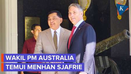 Menhan Sjafrie Bertemu Wakil PM Australia, Bahas Apa?