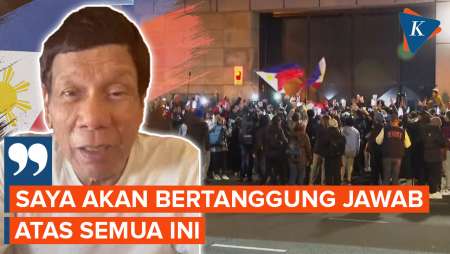 Rodrigo Duterte Kirim Pesan Video Saat Menuju Den Haag Usai Ditangkap ICC