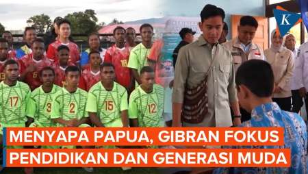 Momen Kunjungan Gibran Ke Papua, Pantau MBG Hingga Sekolah Rakyat