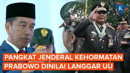 Beri Pangkat Jenderal Kehormatan, Jokowi Harusnya Cabut Keppres Pemberhentian Prabowo Dulu