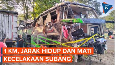 Kecelakaan Subang, Sopir Sempat Cek Rem Bus di 1 Km Sebelumnya