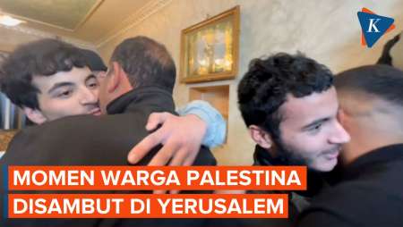 Momen Haru Warga Palestina yang Jadi Tahanan Kembali ke Yerusalem