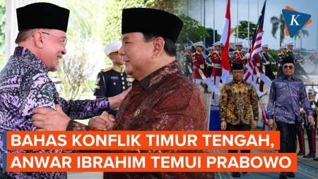 PM Malaysia Anwar Ibrahim Temui Prabowo Di Jakarta, Bahas Konflik Timur Tengah