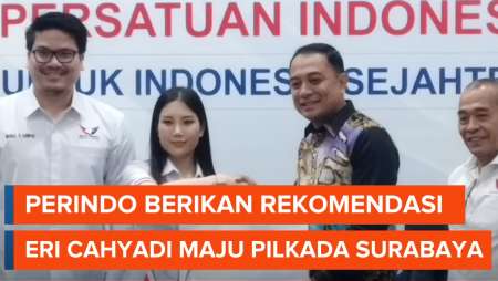 Momen Perindo Berikan Rekomendasi untuk Eri Cahyadi Maju Pilkada Surabaya 2024