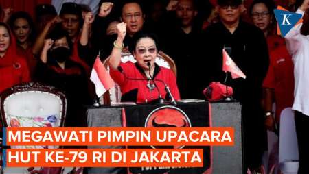 [FULL] Momen Megawati Pimpin Upacara HUT Ke-79 RI di Jakarta karena Tak ke IKN