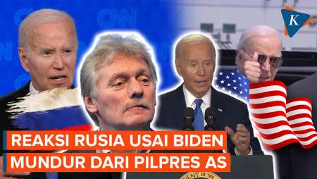 Biden Mundur dari Pilpres AS, Bagaimana Reaksi Rusia?