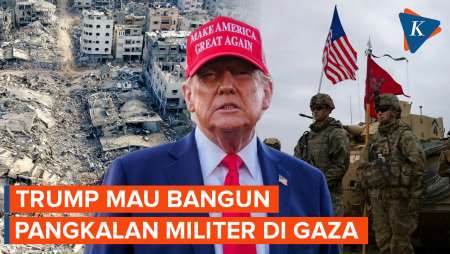 Trump Mau Bangun Pangkalan Militer Raksasa Di Gaza, Di Atas Terowongan Hamas