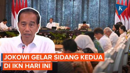 Jokowi Akan Gelar Sidang Kabinet Kedua di IKN Hari Ini