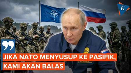 Putin Ancam Barat Saat Tinjau Latihan Militer Rusia