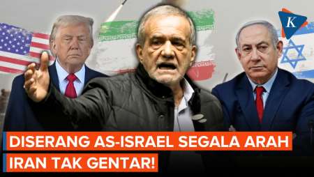 Diserang Segala Penjuru, Iran Tak Gentar "Perang Total" Lawan AS-Israel