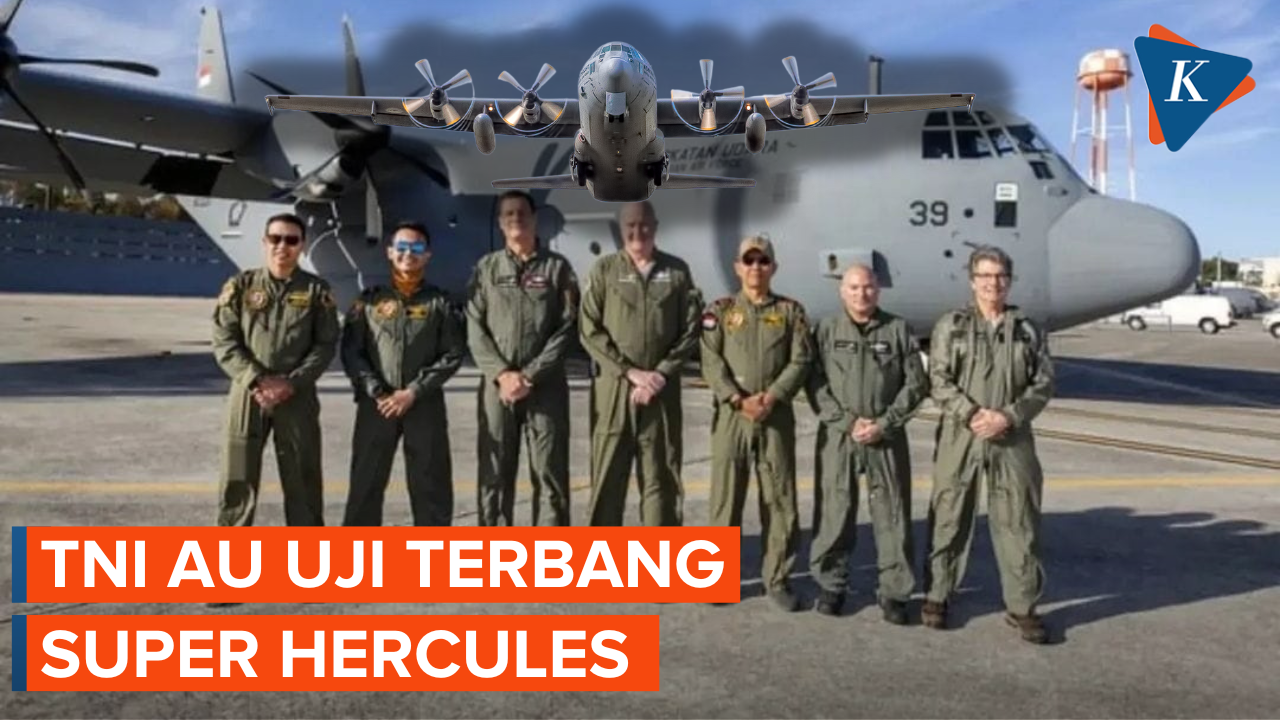 Personel TNI AU Jajal Super Hercules Baru!