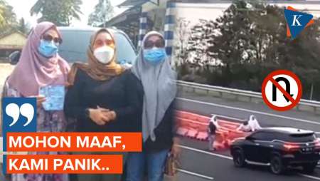 Geser Pembatas di Tol untuk Putar Balik, Ibu-ibu Ini Minta Maaf