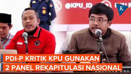 PDI-P Kritik KPU yang Terapkan Rekapitulasi Nasional 2 Panel