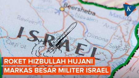Hizbullah Serang Markas Besar Militer Israel dengan Puluhan Roket