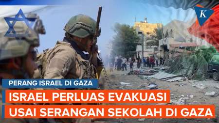 Israel Perluas Perintah Evakuasi Warga Palestina Usai Serangan Mematikan di Sekolah Gaza