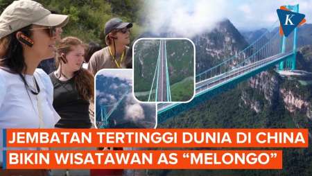 Wisatawan AS Takjub Lihat Jembatan Raksasa China, Perjalanan 2 Jam Jadi 2 Menit