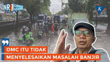 Banjir Melanda Jakarta, Pengamat: Modifikasi Cuaca Ibarat "Paracetamol"