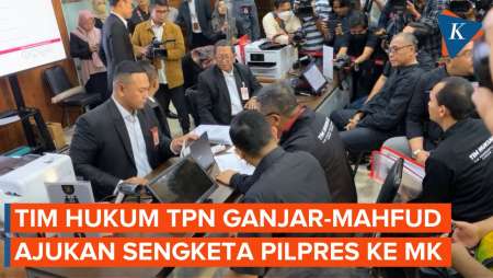 [FULL] Momen Tim Hukum TPN Ganjar-Mahfud Tiba di MK Ajukan Sengketa Pilpres