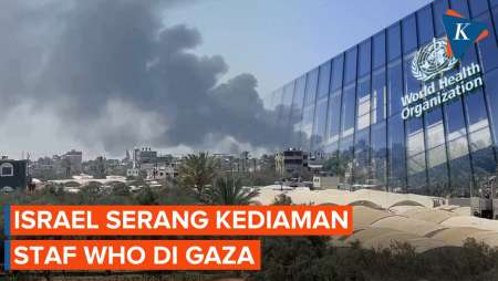 Israel Serang Staf WHO di Gaza, Gedung Rusak, 2 Orang Ditahan