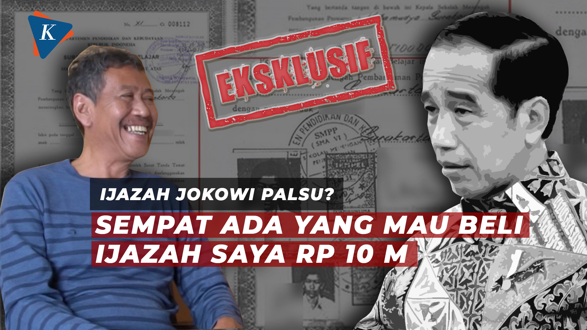 [EKSKLUSIF] Ijazahnya Diisukan Dipakai Jokowi, Ini Pengakuan Djoko Wahyudi