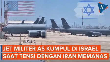 Pesawat Militer AS Berkumpul Di Israel Saat Konflik Dengan Iran Kembali Memanas
