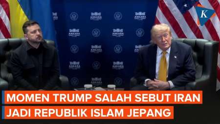 Trump Salah Sebut Iran Jadi Republik Islam Jepang, Zelensky Jadi Putin