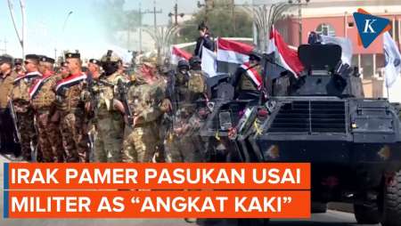 Pasukan Irak Unjuk Kekuatan Setelah Militer AS Hengkang