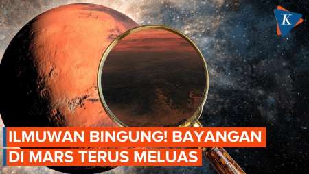 Ilmuwan Bingung, Bayangan Raksasa Di Mars Terus Meluas 50 Tahun