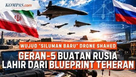 Petaka Drone Shahed Iran: Tampil Senyap Dalam Wujud Geran-5, Dimodifikasi Rusia, Kelabui Radar AS