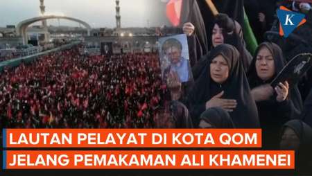 Suasana Qom Setelah Jenazah Ali Khamenei Tiba Di Kota Suci