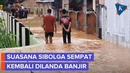 Hujan Deras, Sibolga Kembali Dilanda Banjir