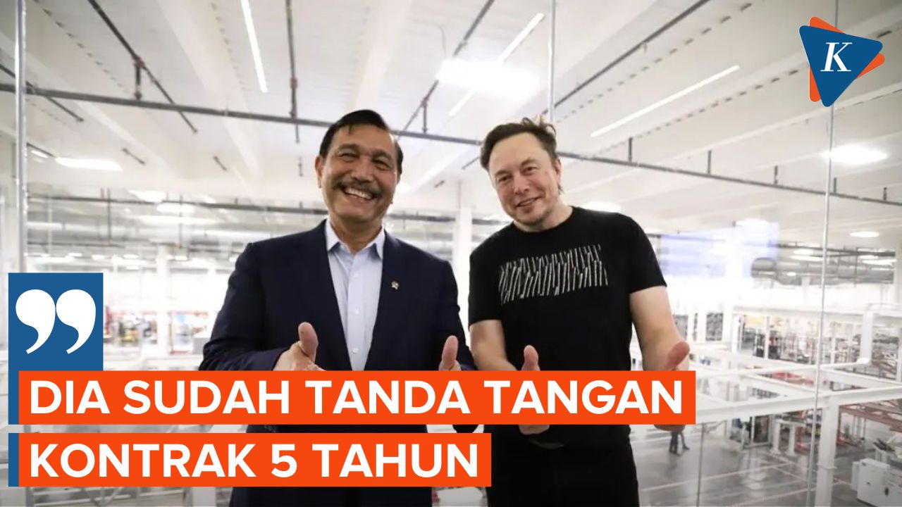 Luhut Sebut Tesla Jadi Beli Nikel dari Dua Perusahaan Indonesia