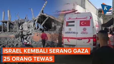 Israel Kembali Serang Gaza Tengah Usai Gencatan Senjata Disuarakan Lagi 