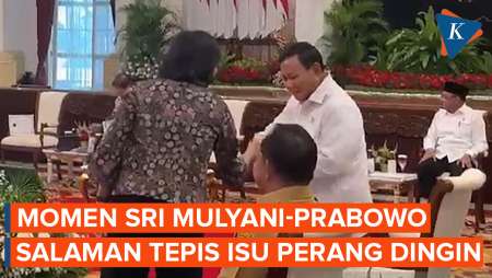 Salaman Sri Mulyani-Prabowo Tepis Isu Perang Dingin