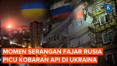 Mencekam! Serangan Fajar Rusia Guncang Kyiv, Ledakan Beruntun Lukai Belasan Warga