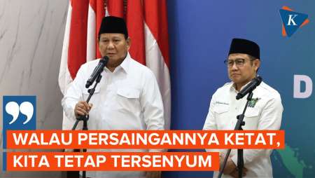 Prabowo Akui Lawan PKB dan Cak Imin di Pilpres Cukup Menegangkan