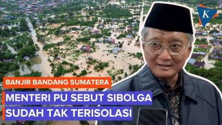 Jalan Putus Di Sibolga Disambung Batang Pohon Pisang, Bisa Dilalui Mobil Dan Motor