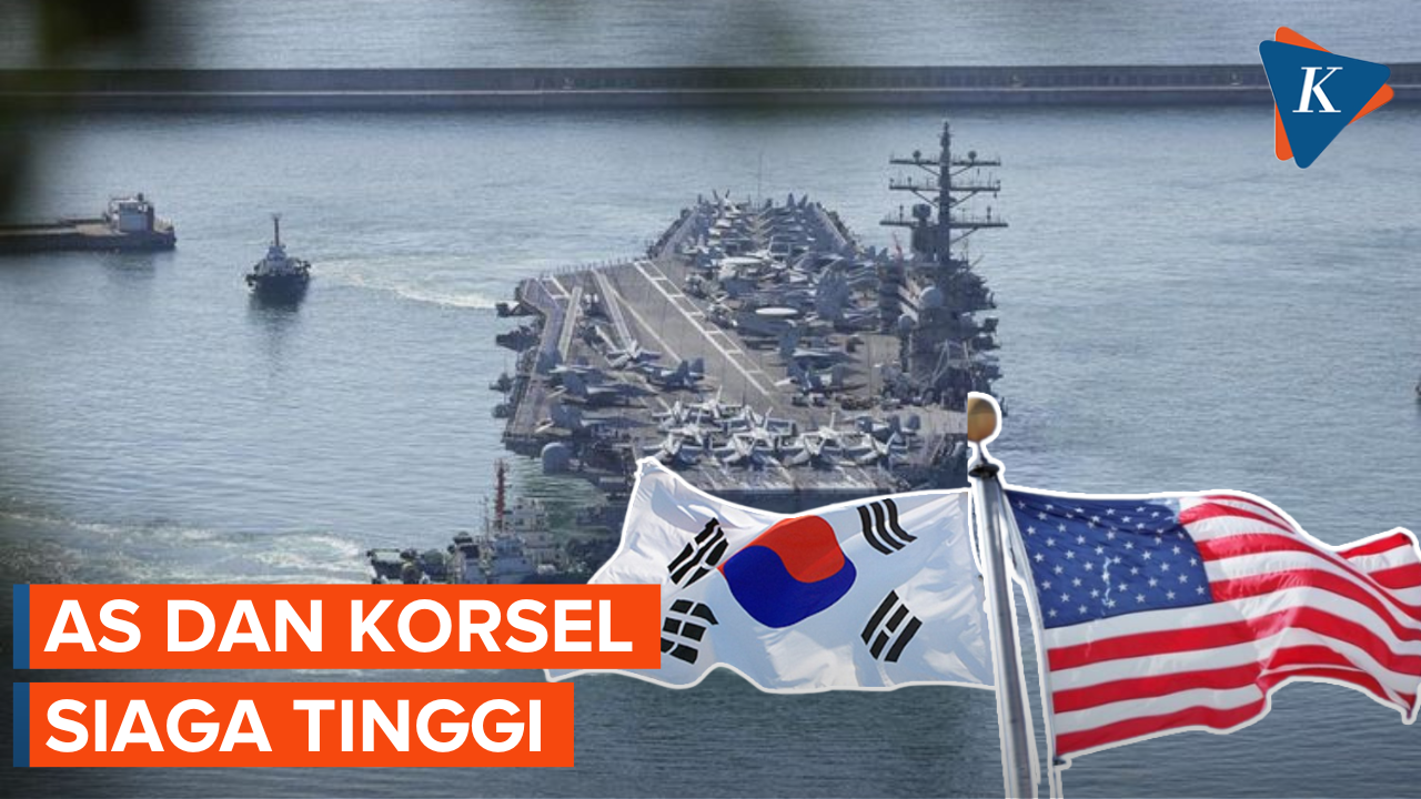 Usai Korut Tembak Rudal Lintasi Jepang, AS Kirim Kapal Bertenaga Nuklir Ke Korea Selatan