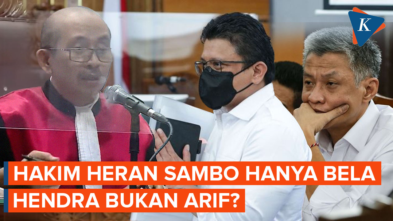 Hakim Heran Sambo Bela Hendra tapi Tidak ke Arif Rachman