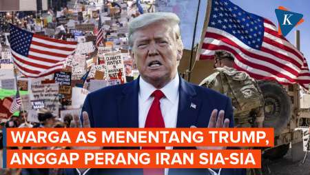 Warga AS Sebut Perang Iran Sia-sia, Kepuasan Terhadap Donald Trump Anjlok