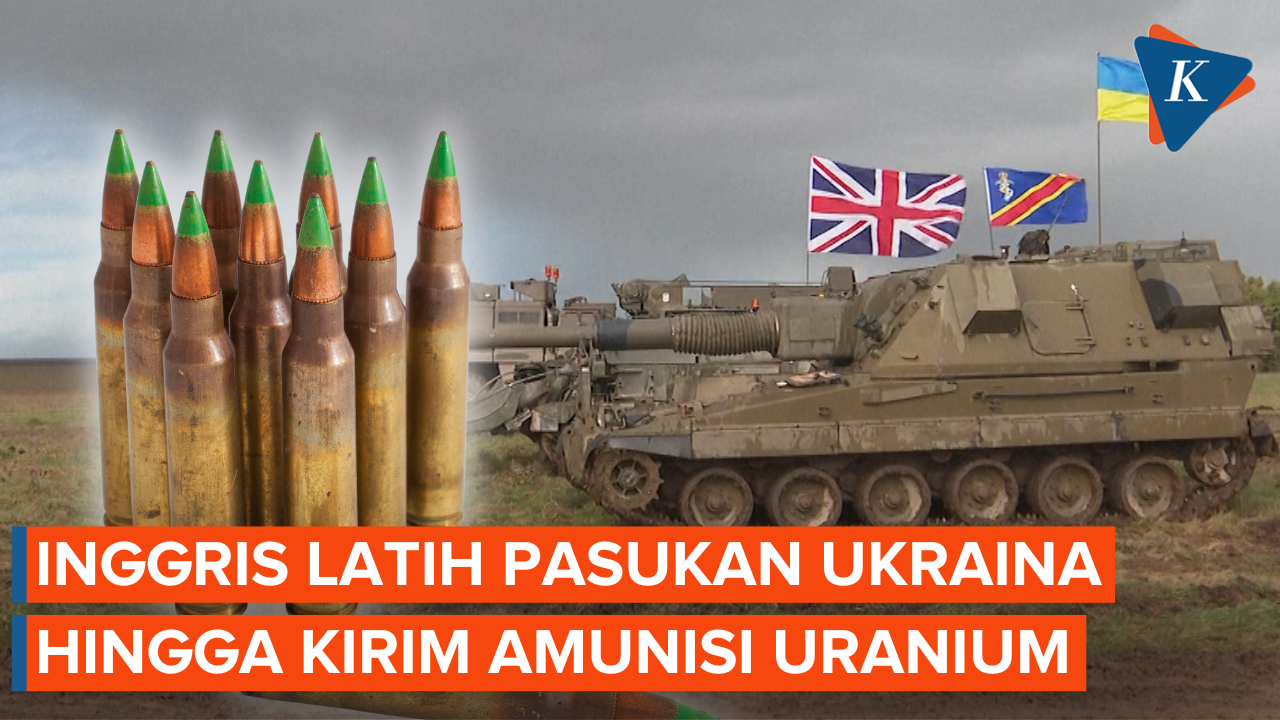 Inggris Akan Beri Amunisi Uranium hingga  Latih Tentara Ukraina