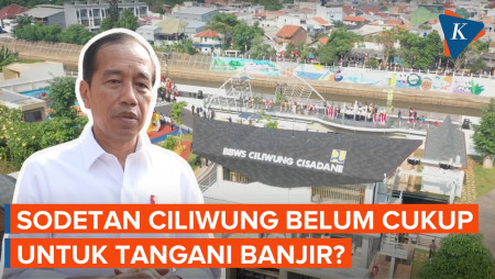 Saat Jokowi Sebut Sodetan Ciliwung Belum Cukup Tangani Banjir Jakarta