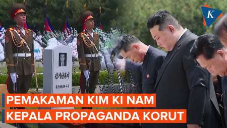 Momen Kim Jong Un Hadiri Pemakaman Kepala Propaganda Korea Utara Kim Ki Nam
