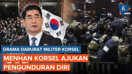 Menhan Korsel Ajukan Pengunduran Diri Usai Drama Darurat Militer Presiden Yoon Suk-yeol