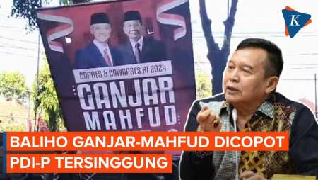 PDI-P Tersinggung Baliho Ganjar-Mahfud Dicopot Saat Jokowi Kunker di Bali