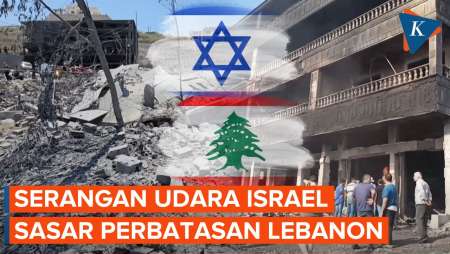 AU Israel Serang Perbatasan Lebanon, Gedung Tiga Lantai di Wadi Jilo Porak-poranda