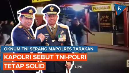 Respons Kapolri soal Prajurit TNI Serang Mapolres Tarakan