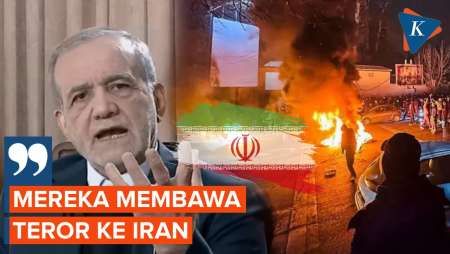 Kondisi Iran Kacau, Presiden Masoud Pezeshkian Tuding Musuh Ciptakan Teror Terorganisir