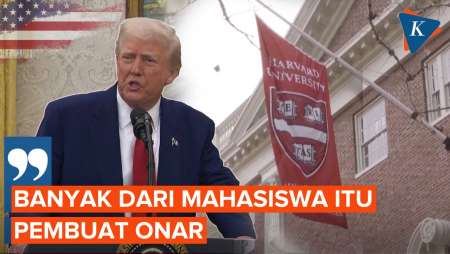 Sebut Pembuat Onar, Trump Minta Harvard Batasi Mahasiswa Asing hanya 15 Persen
