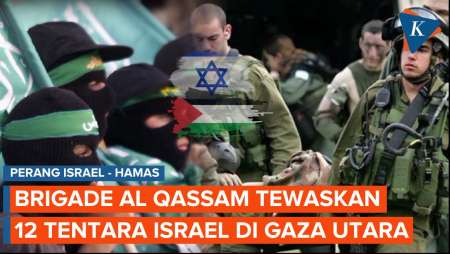 Brigade Al Qassam Hamas dan Israel Bentrok Sengit di Gaza Utara, 12 Tentara Israel Tewas